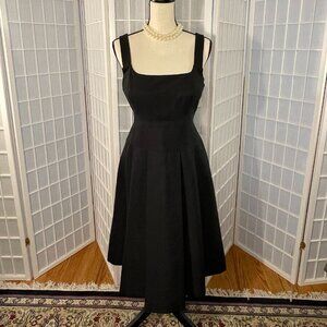 NWT! J. Crew Silk Blend Cocktail Dress w/ Straps & Full Box Pleat Skirt, Sz. 12P